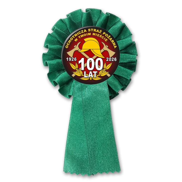 przypinka kotylion Ochotnicza Straż Pożarna Jubileusz