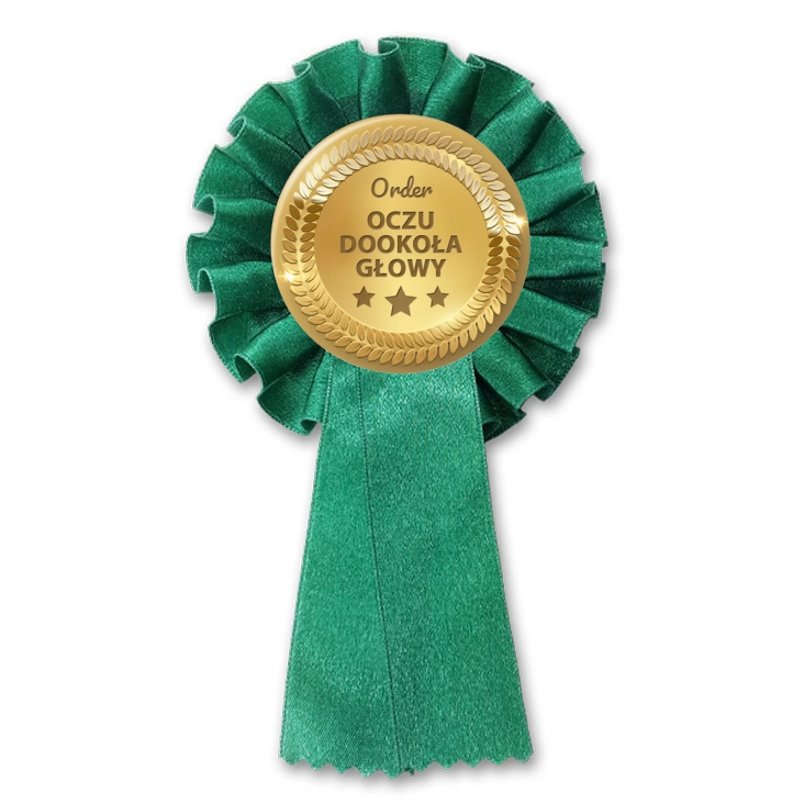 przypinka kotylion Order oczu dookoła głowy