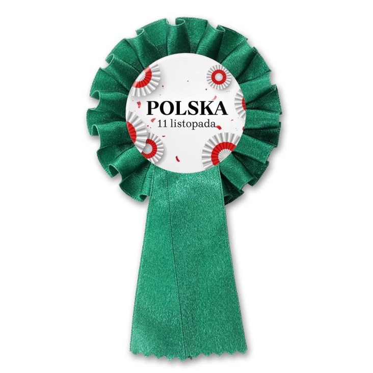 przypinka kotylion Polska kokardy narodowe