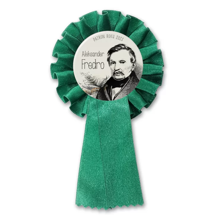 przypinka kotylion Aleksander Fredro patron 2023