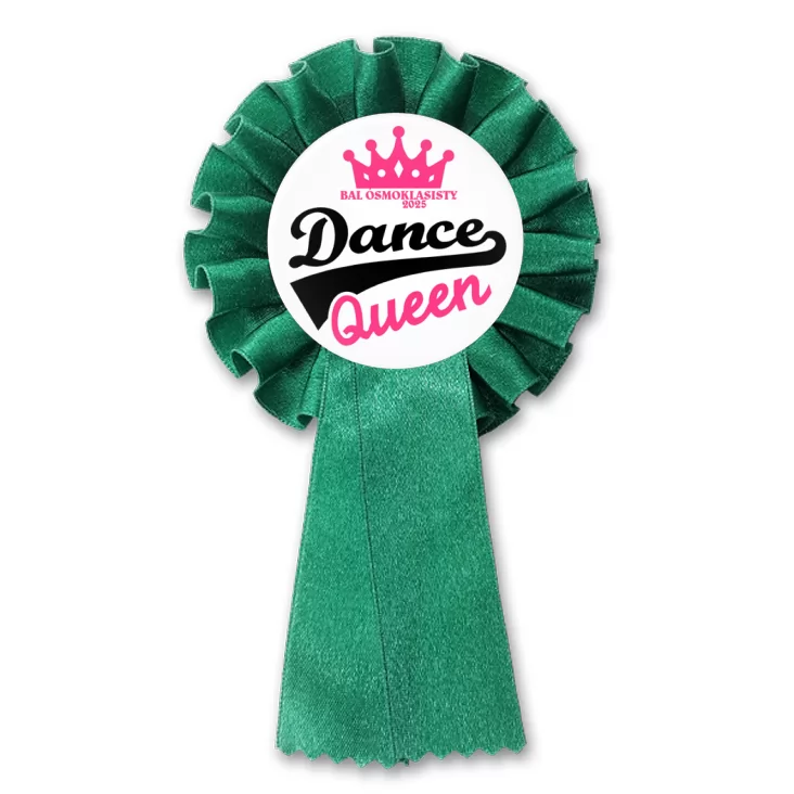 przypinka kotylion Bal ósmoklasisty Dance Queen