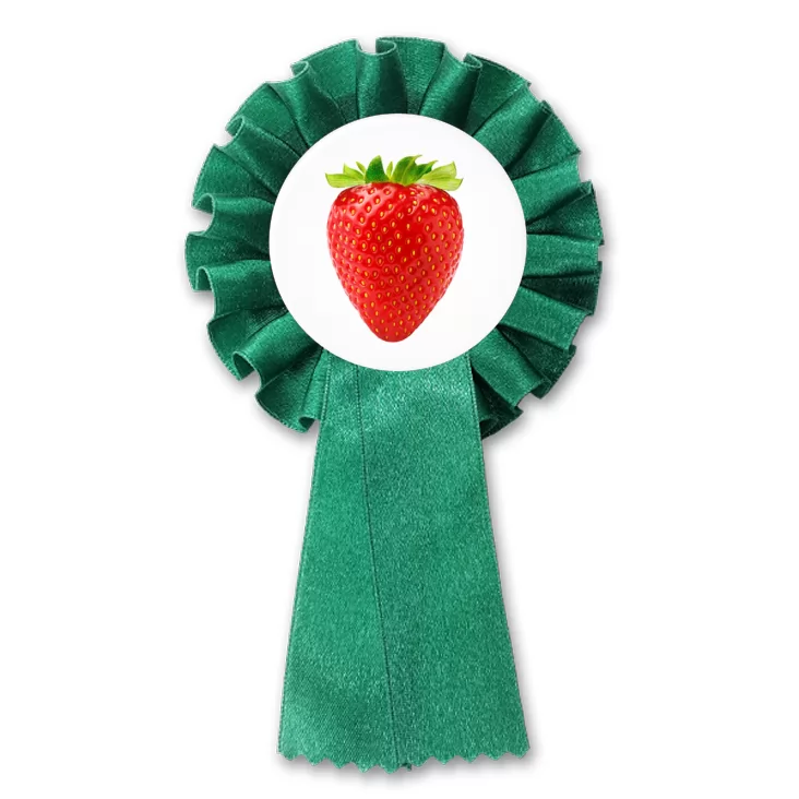 przypinka kotylion Czerwona truskawka