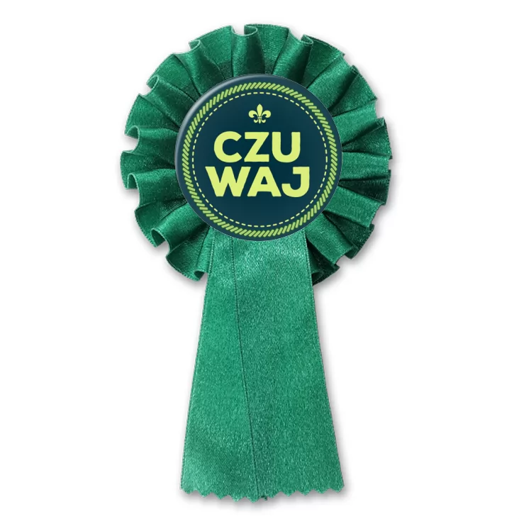 przypinka kotylion Czuwaj