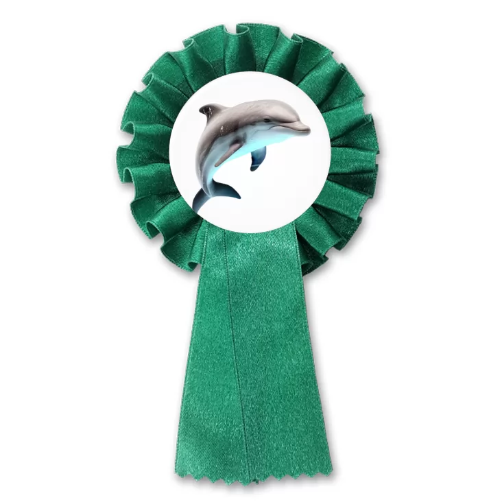 przypinka kotylion Delfin