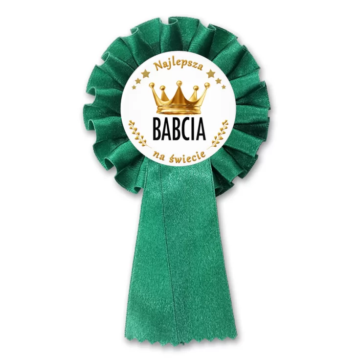 przypinka kotylion Dzień Babci - Królowa Babcia