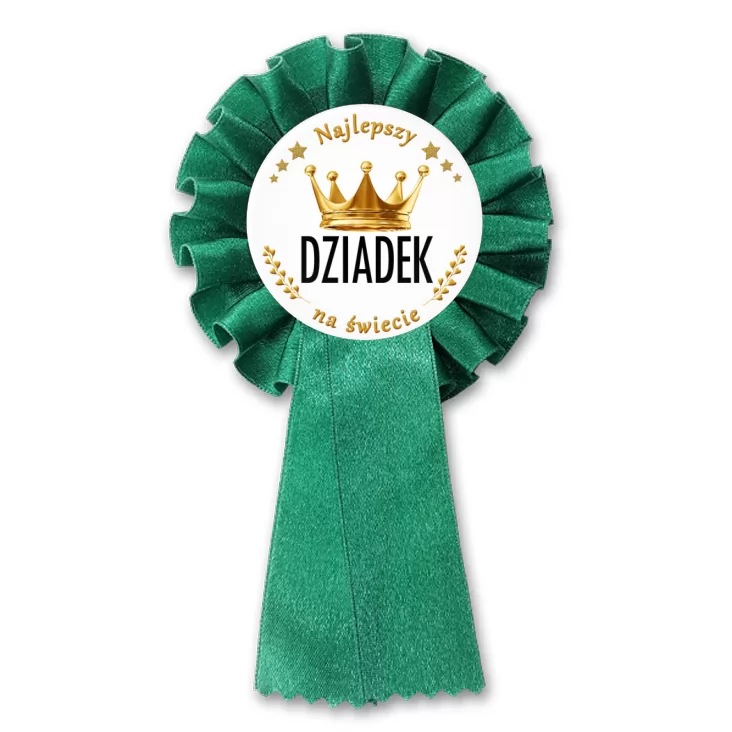 przypinka kotylion Dzień Dziadka - Król Dziadek