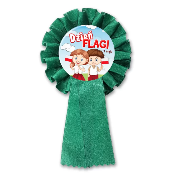 przypinka kotylion Dzień flagi Dzieci