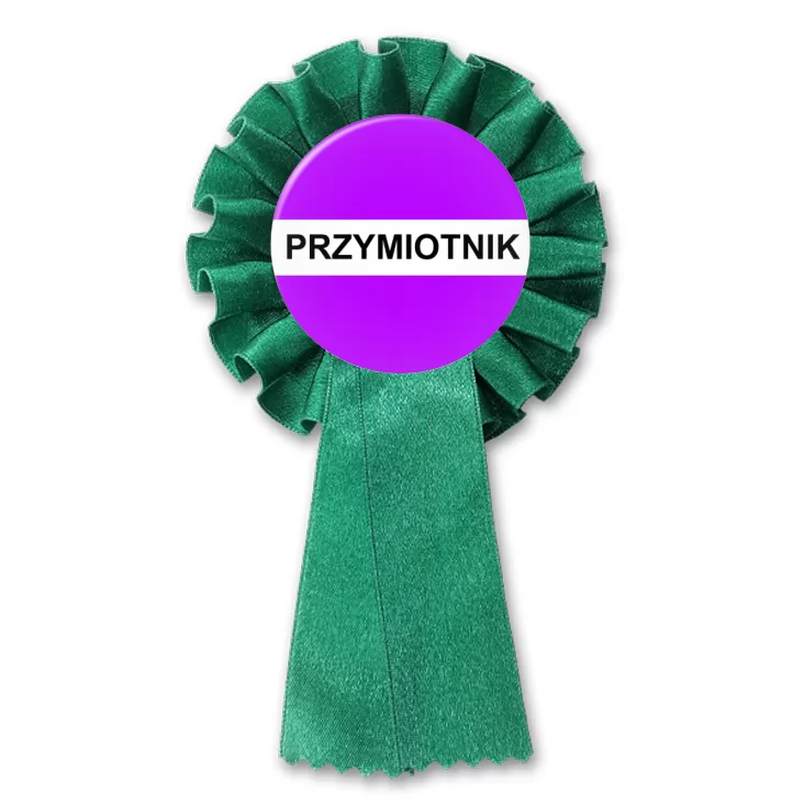 przypinka kotylion Gramatyka przymiotnik