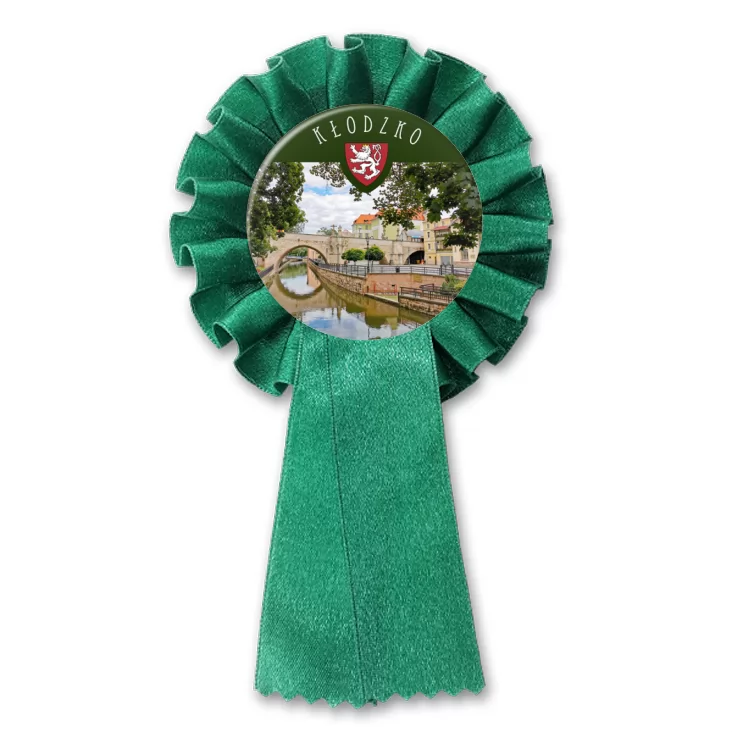 przypinka kotylion Kłodzko zabytkowy most gotycki