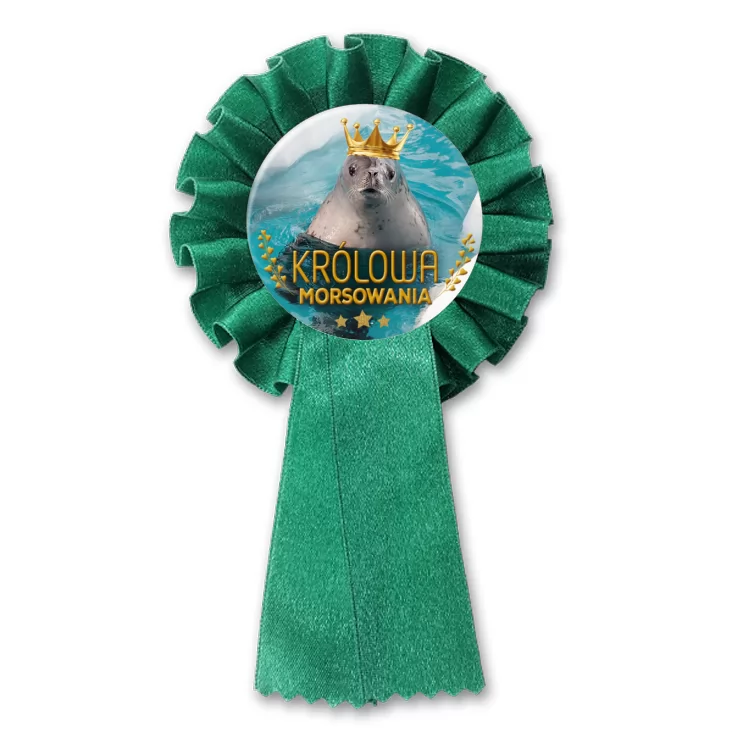 przypinka kotylion Królowa morsowania