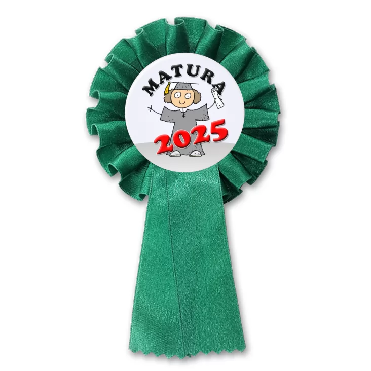 przypinka kotylion Matura dziewczyna w todze
