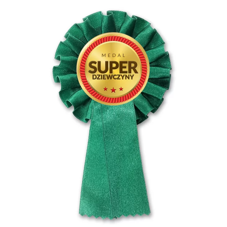 przypinka kotylion Medal Super Dziewczyny