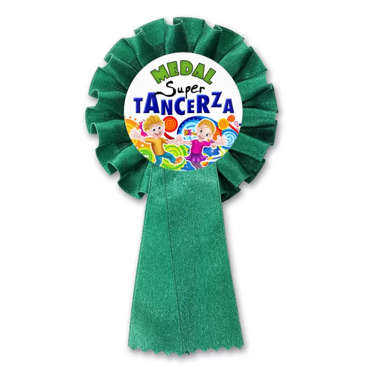 przypinka kotylion Medal Super Tancerza