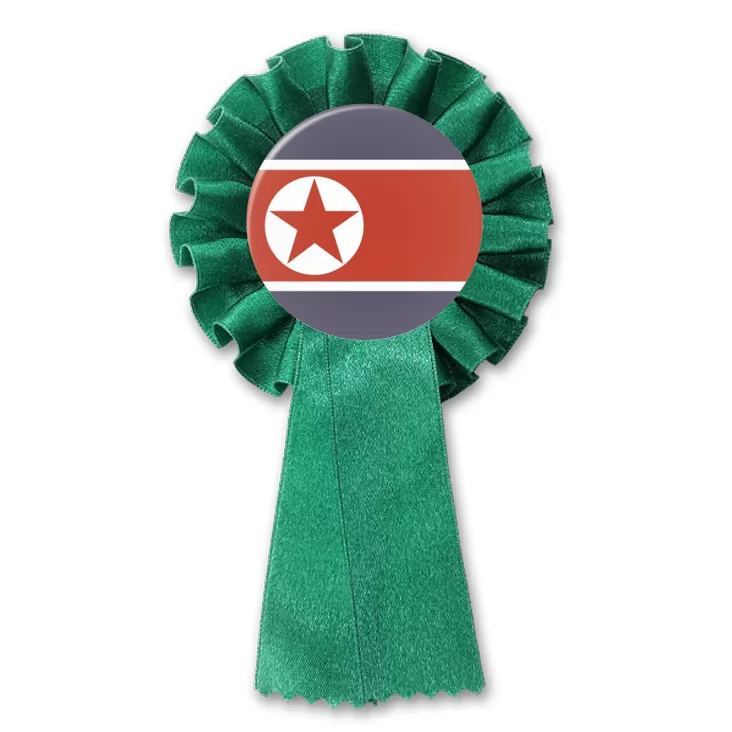 przypinka kotylion nkorea