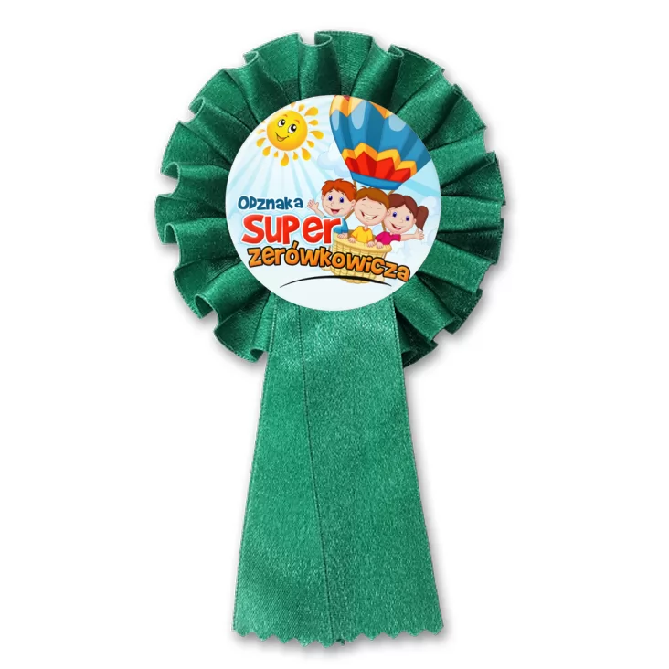 przypinka kotylion Odznaka Super Zerówkowicza