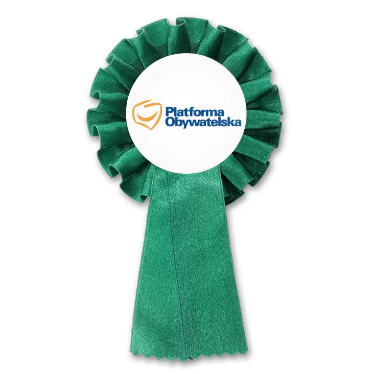 przypinka kotylion Platforma Obywatelska PO