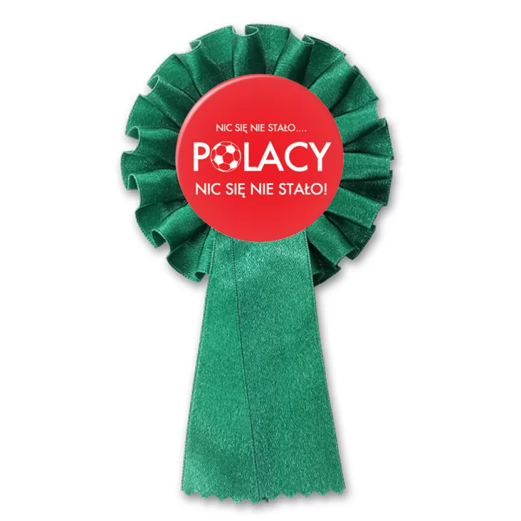 przypinka kotylion Polacy nic się się nie stało