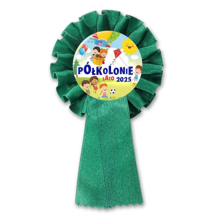przypinka kotylion Półkolonie letnie