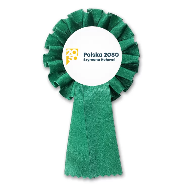 przypinka kotylion Polska 2050
