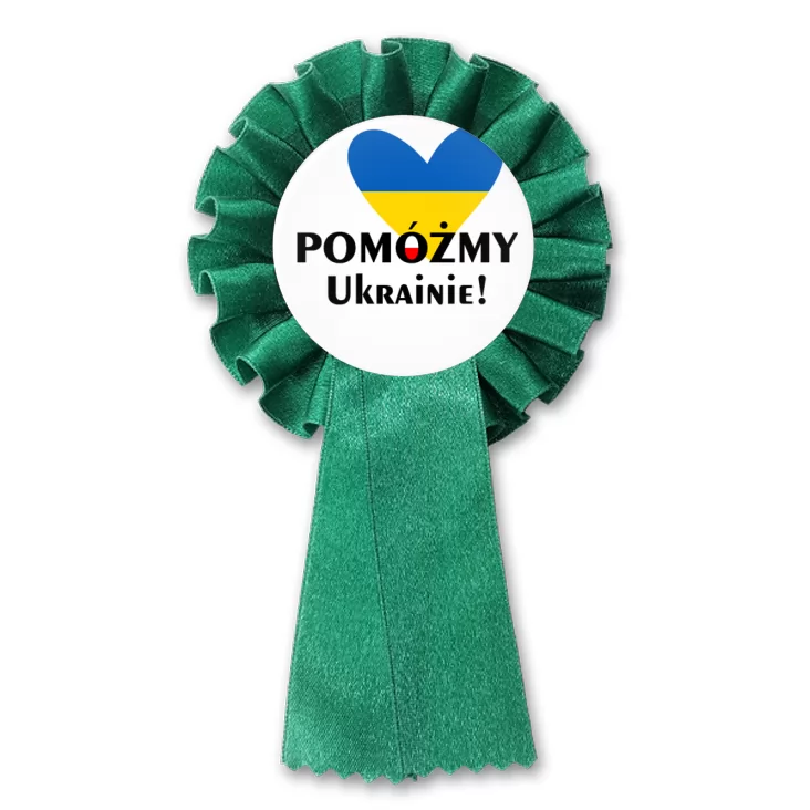 przypinka kotylion Pomoc dla Ukrainy