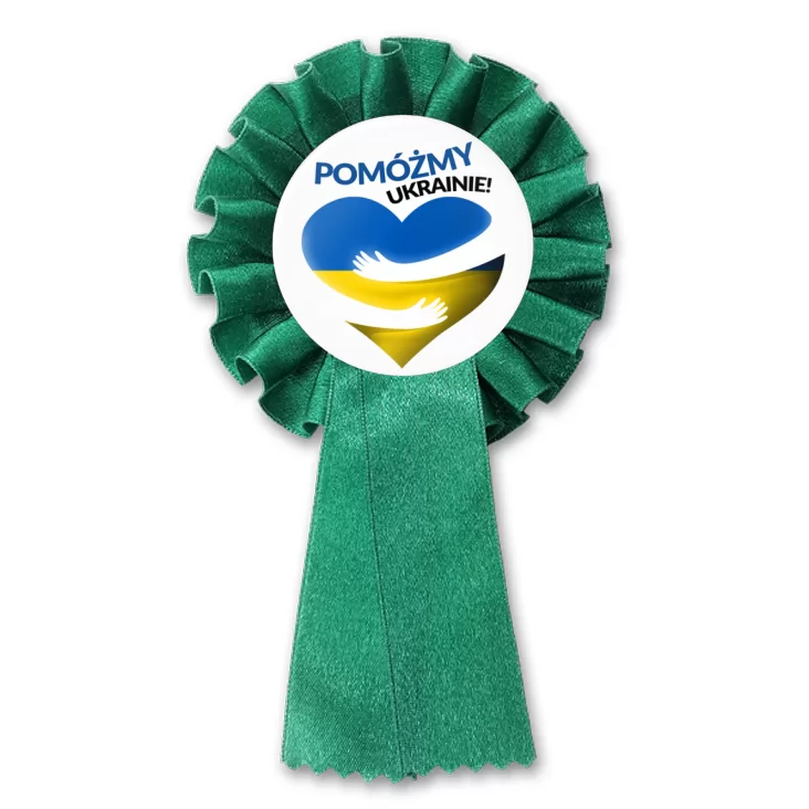 przypinka kotylion Pomóżmy Ukrainie