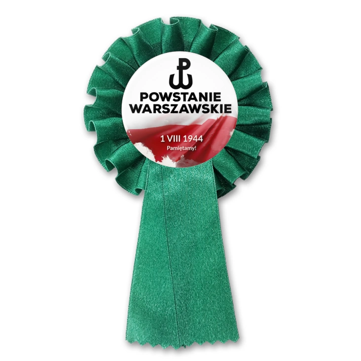 przypinka kotylion Powstanie Warszawskie flaga Polski