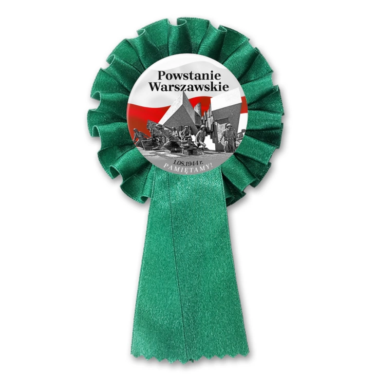 przypinka kotylion Powstanie Warszawskie Pomnik