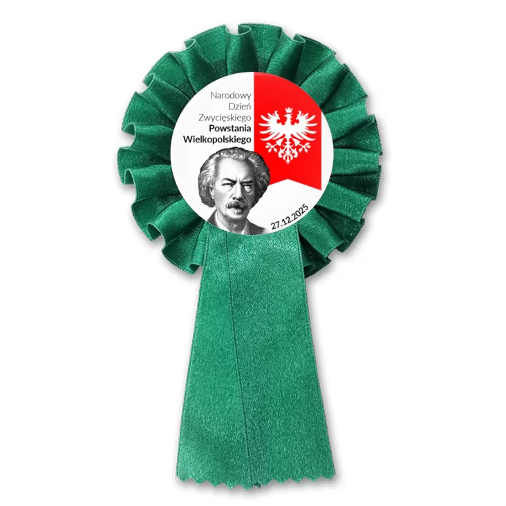 przypinka kotylion Powstanie Wielkopolskie Paderewski
