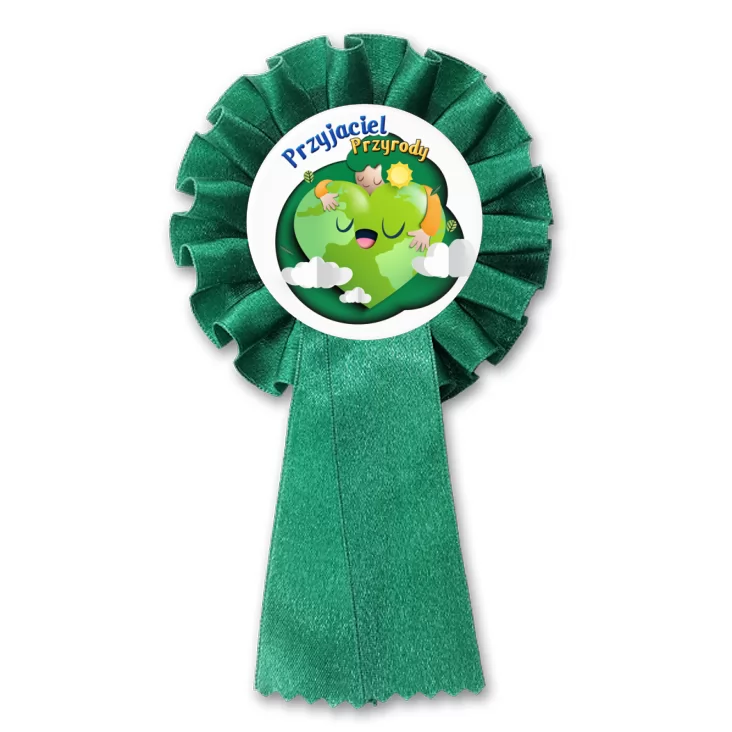 przypinka kotylion Przyjaciel Przyrody Dzień Ziemi