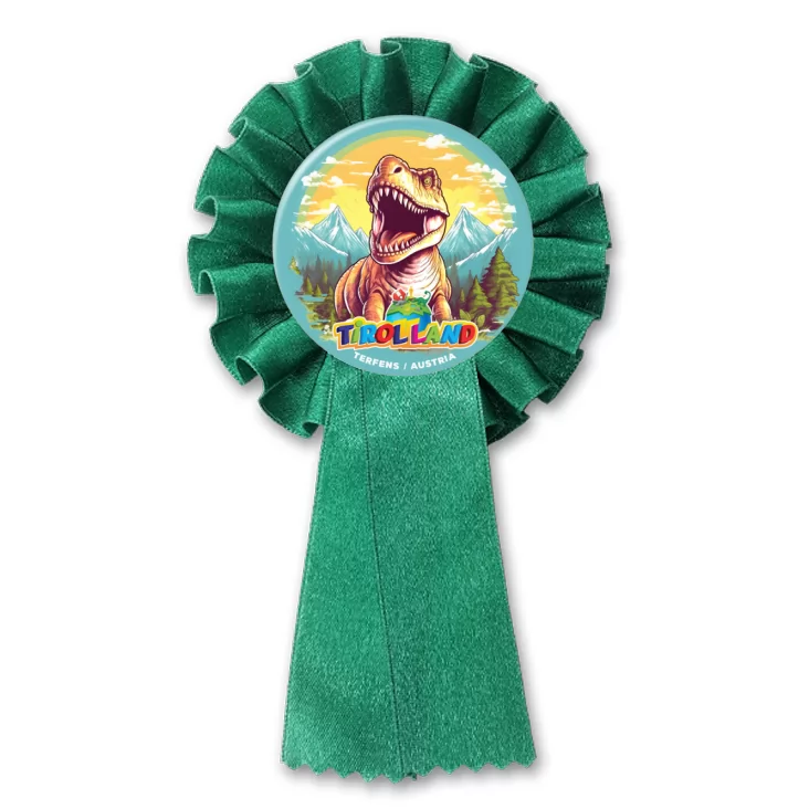 przypinka kotylion Rysunkowy tyranozaur Tirolland