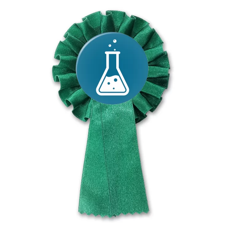 przypinka kotylion Sprawność chemik