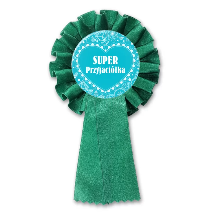 przypinka kotylion Super przyjaciółka