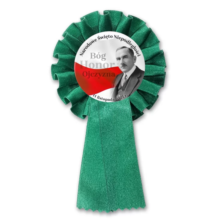 przypinka kotylion Święto Niepodległości Roman Dmowski