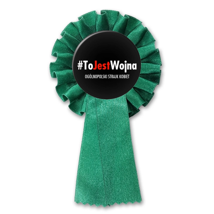 przypinka kotylion To jest wojna