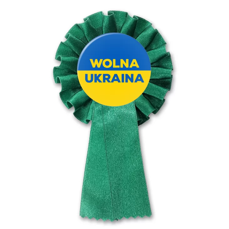 przypinka kotylion Wolna Ukraina