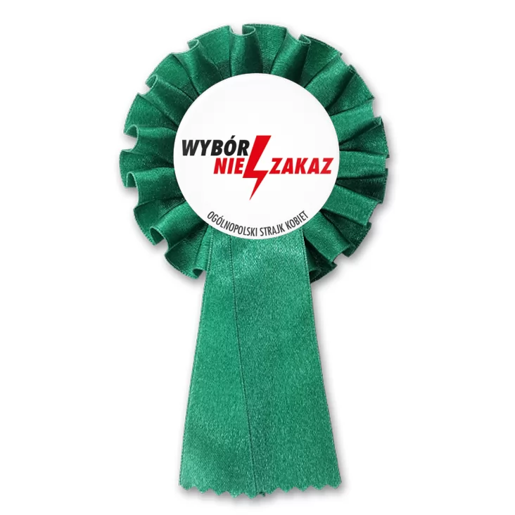 przypinka kotylion Wybór nie zakaz