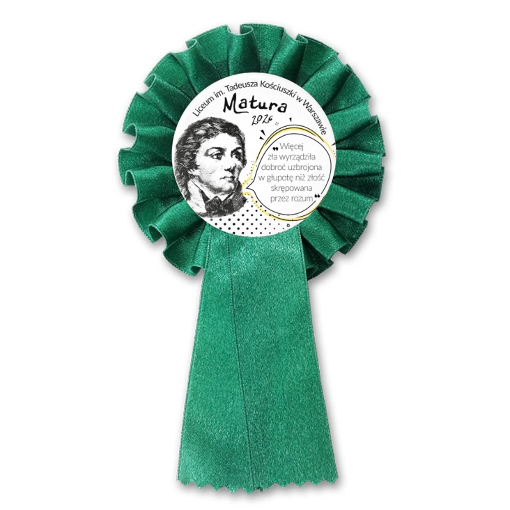przypinka kotylion Matura Tadeusz Kościuszko