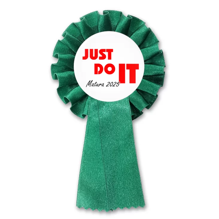 przypinka kotylion Matura just do it