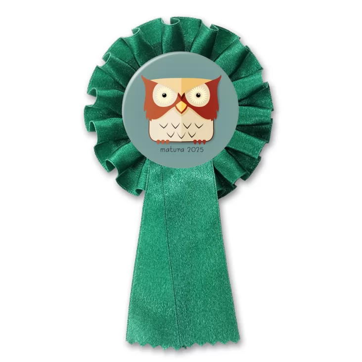 przypinka kotylion Matura Symbol Mądrości