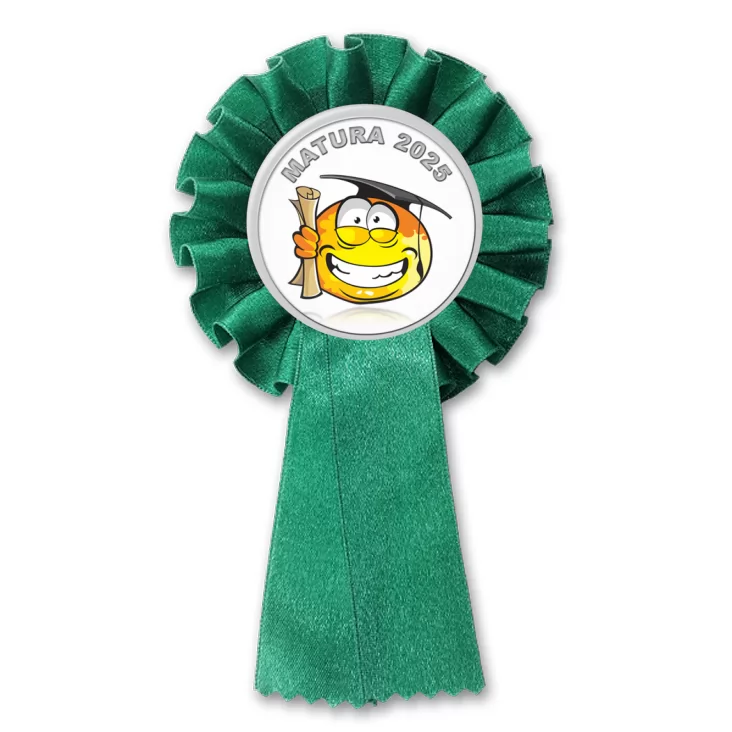 przypinka kotylion Matura bużka w birecie