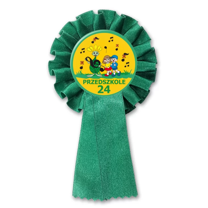 przypinka kotylion Przedszkole nr 24 w Poznaniu