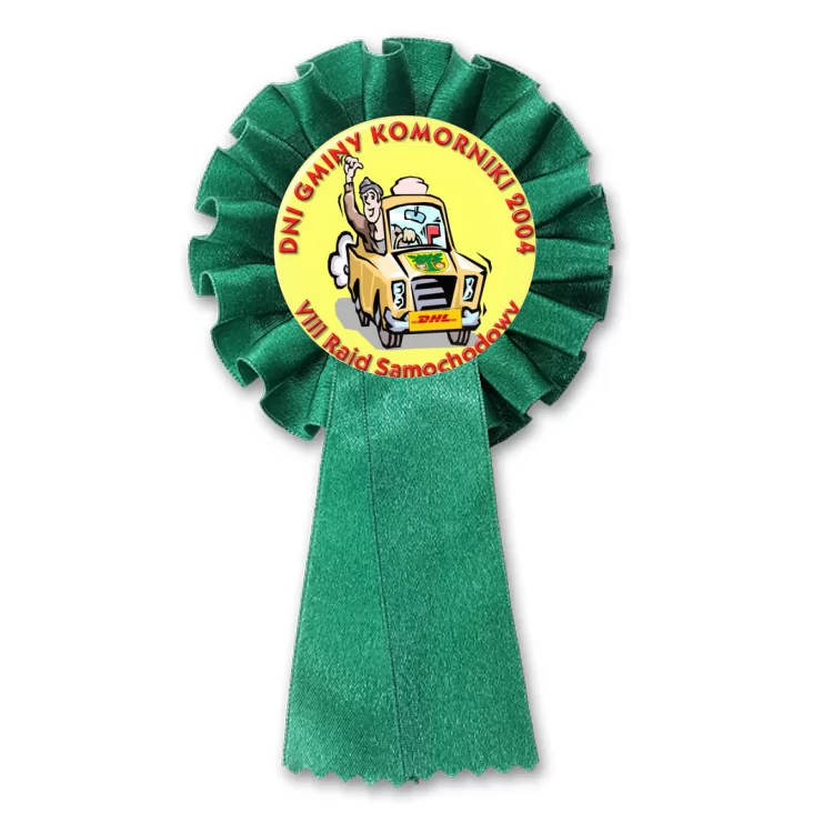 przypinka kotylion VIII Rajd Samochodowy