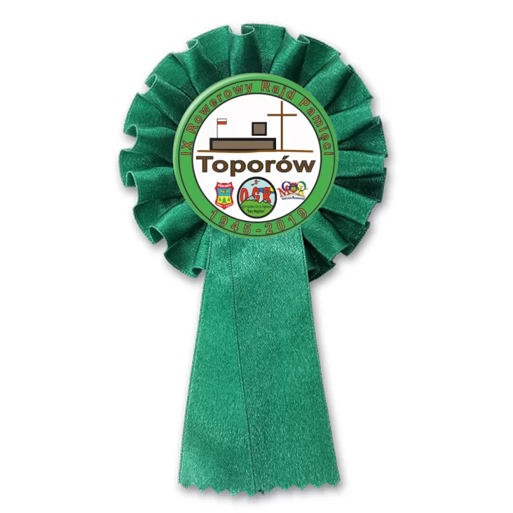 przypinka kotylion IX Rowerowy Rajd Pamięci