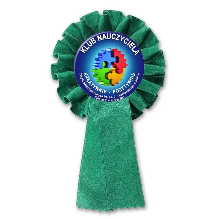 przypinka kotylion Klub Nauczyciela