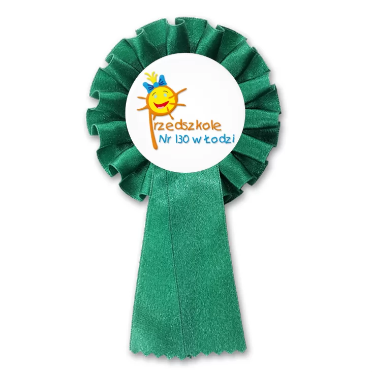 przypinka kotylion Przedszkole nr 130 w Łodzi