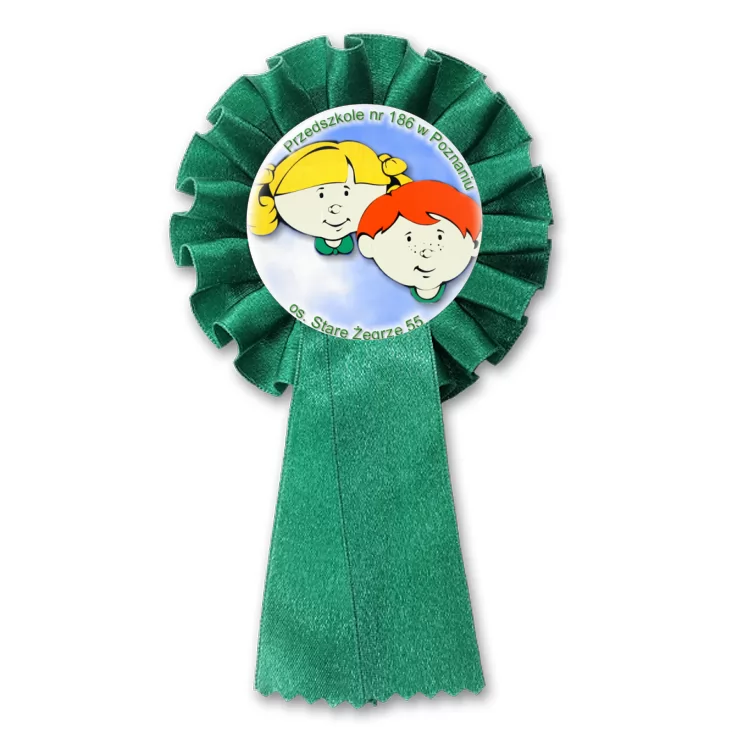 przypinka kotylion Przedszkole nr 186 w Poznaniu 