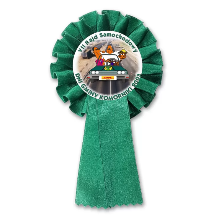 przypinka kotylion VII Rajd Samochodowy