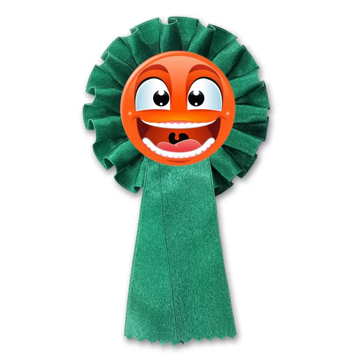 przypinka kotylion Buźka pomarańczowa