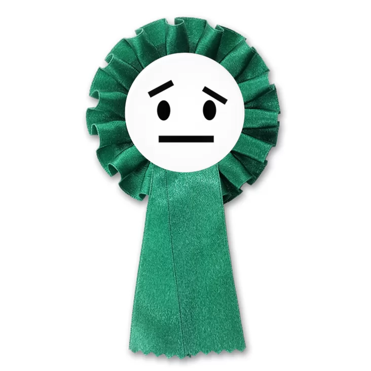 przypinka kotylion Buźka