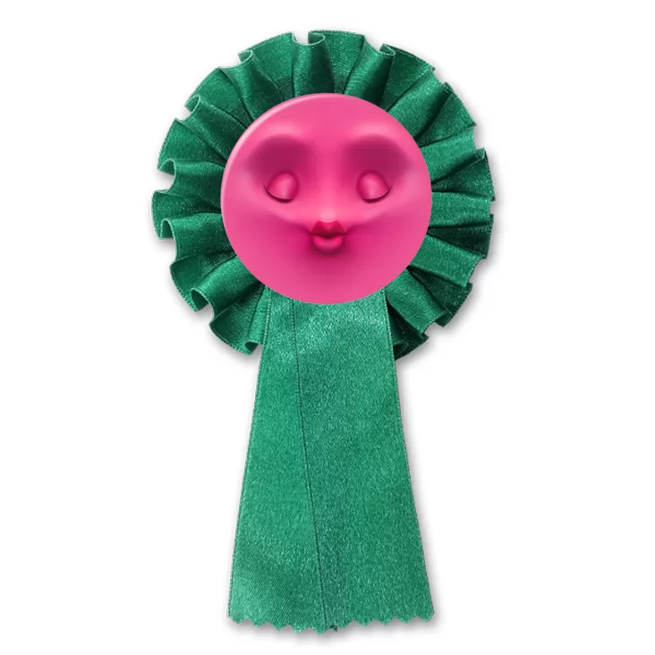 przypinka kotylion Buźka